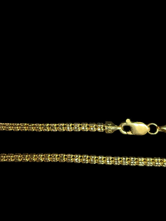 14k ICE CHAIN