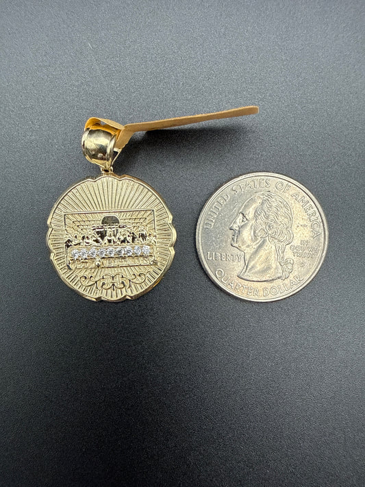 10k Last Supper Pendant