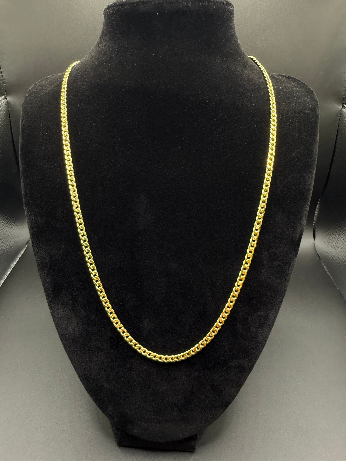 10k GOLD MIAMI CUBAN 20” 3.5mm