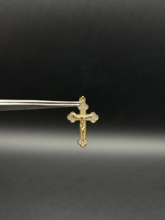 10k Gold cross pendant