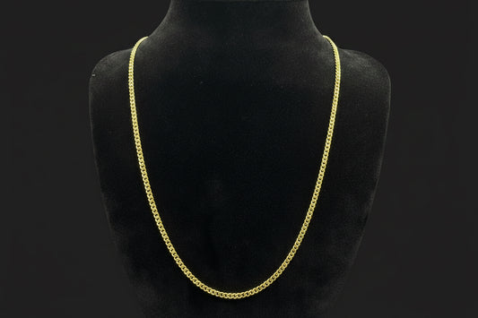 10k GOLD MIAMI CUBAN 20” 3mm