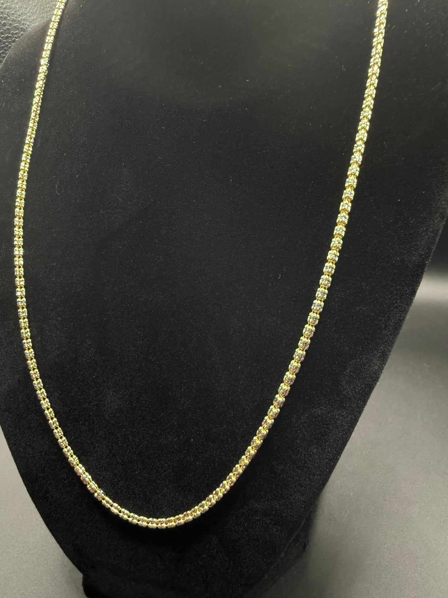 10k ICE CHAIN 22” 3mm